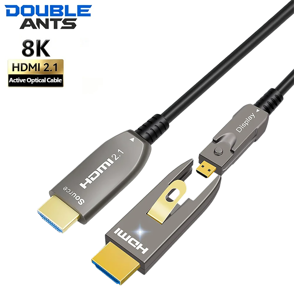Home Cinema Pc - Odłączany kabel światłowodowy HDMI 2.1 8K,