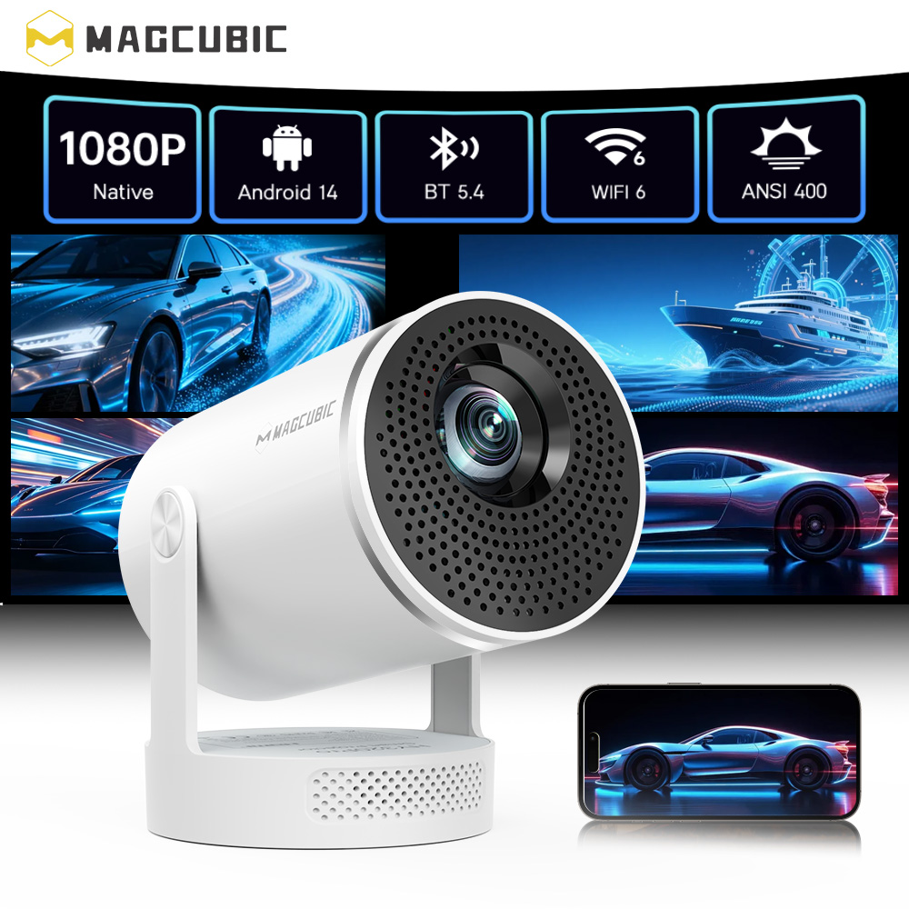 Home Cinema Pc - Magcubic Android 14 Natywny projektor 1080P