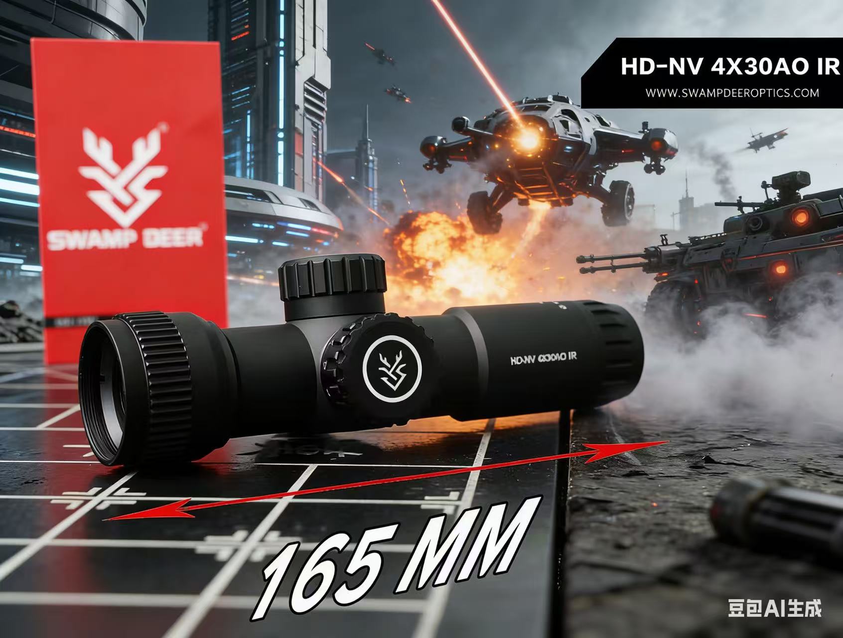 Home Cinema Center - Luneta SWAMP DEER HD-NV 4X30AO IR,