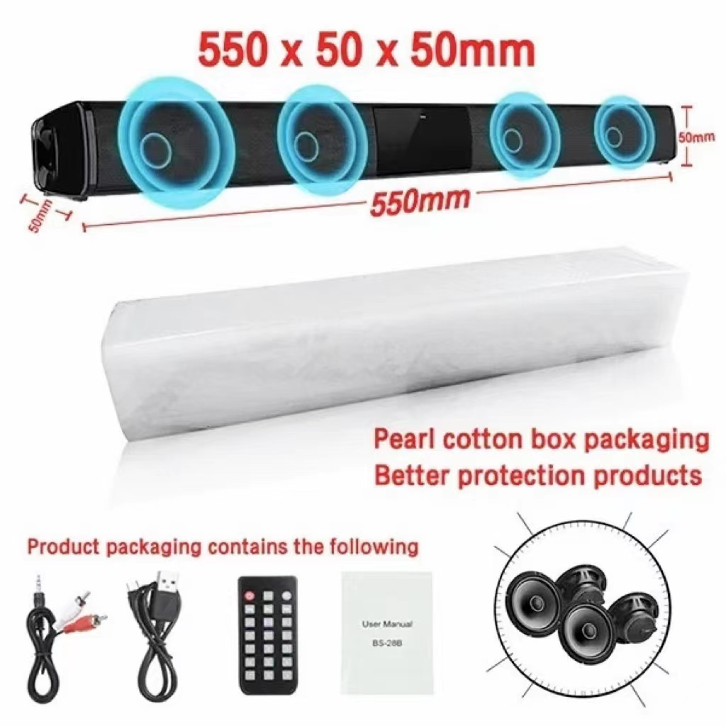 Home Cinema Sony - Kolumna głośnikowa Bluetooth 40W, przenośny głośnik