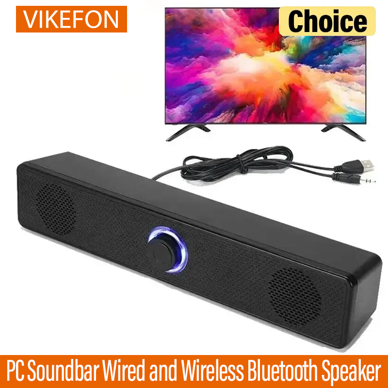 Home Cinema With Wireless Rear Speakers - Przewodowy i bezprzewodowy głośnik Bluetooth zasilany