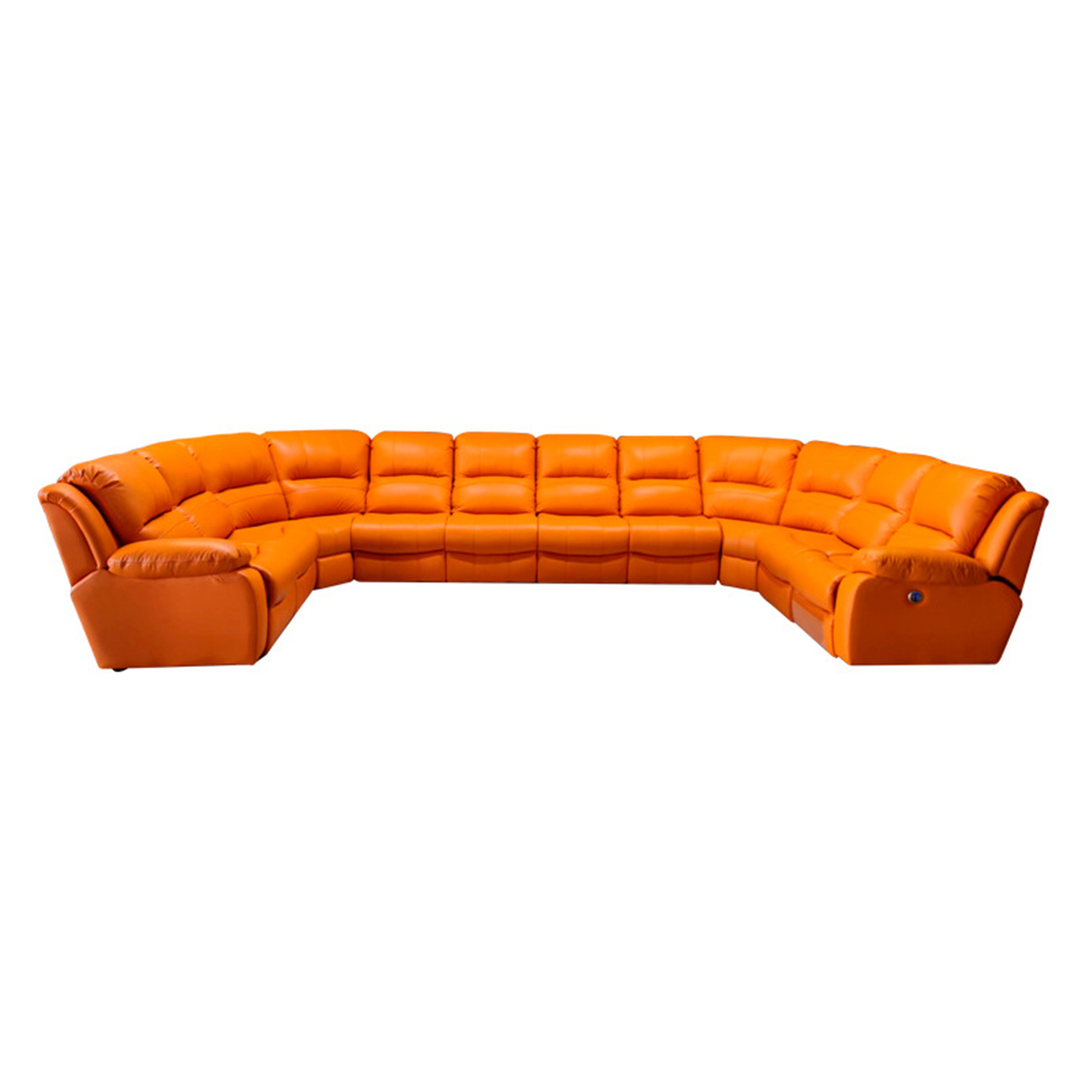 Home Cinema Luxury - Luksusowa, ponadwymiarowa rozkładana sofa segmentowa z