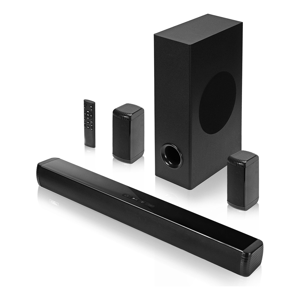 Home Cinema With Wireless Rear Speakers - Samtronic. Soundbar 240W 5.1 do Smart