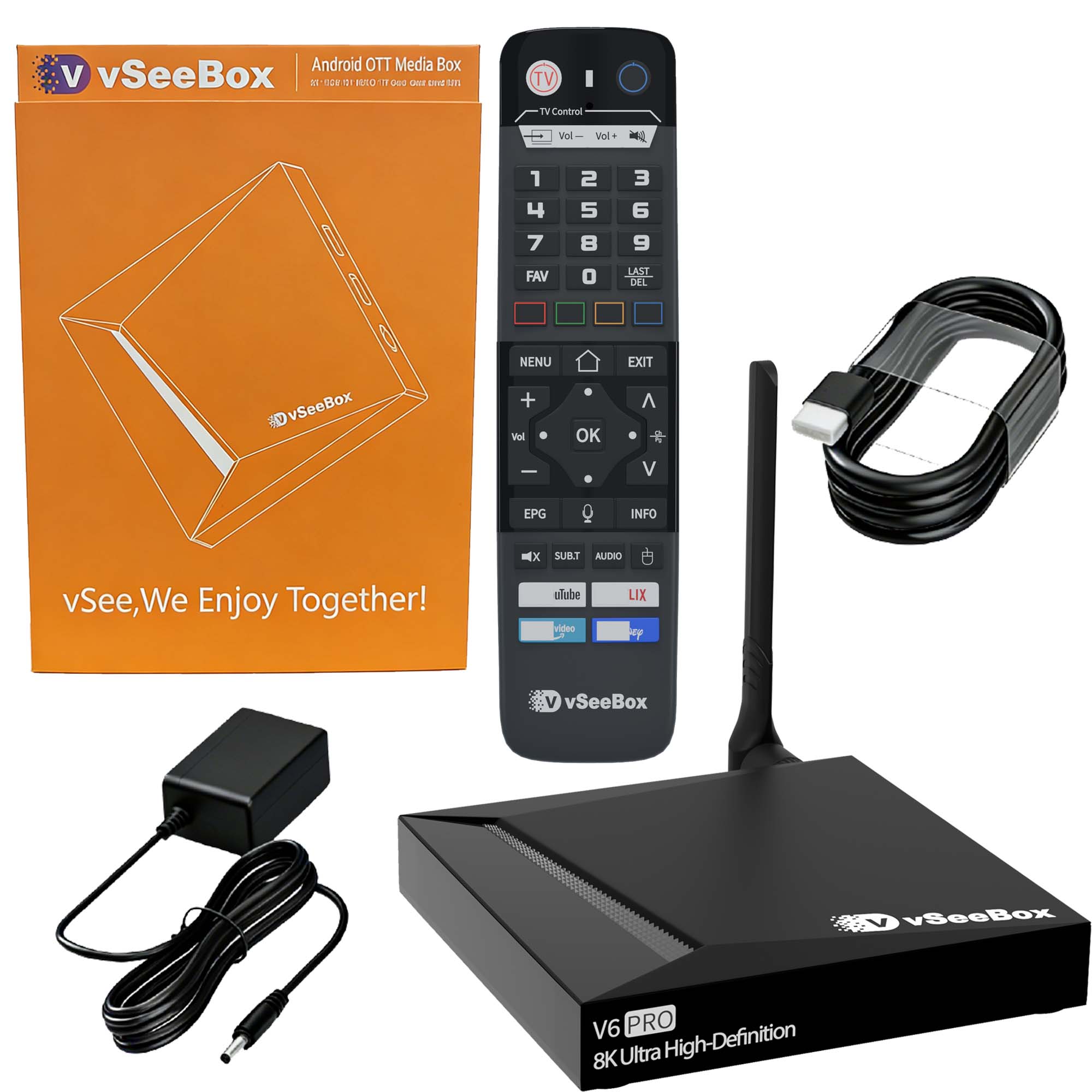 Home Cinema Google - VSeeBox V6 Pro 2026 Najnowszy model,