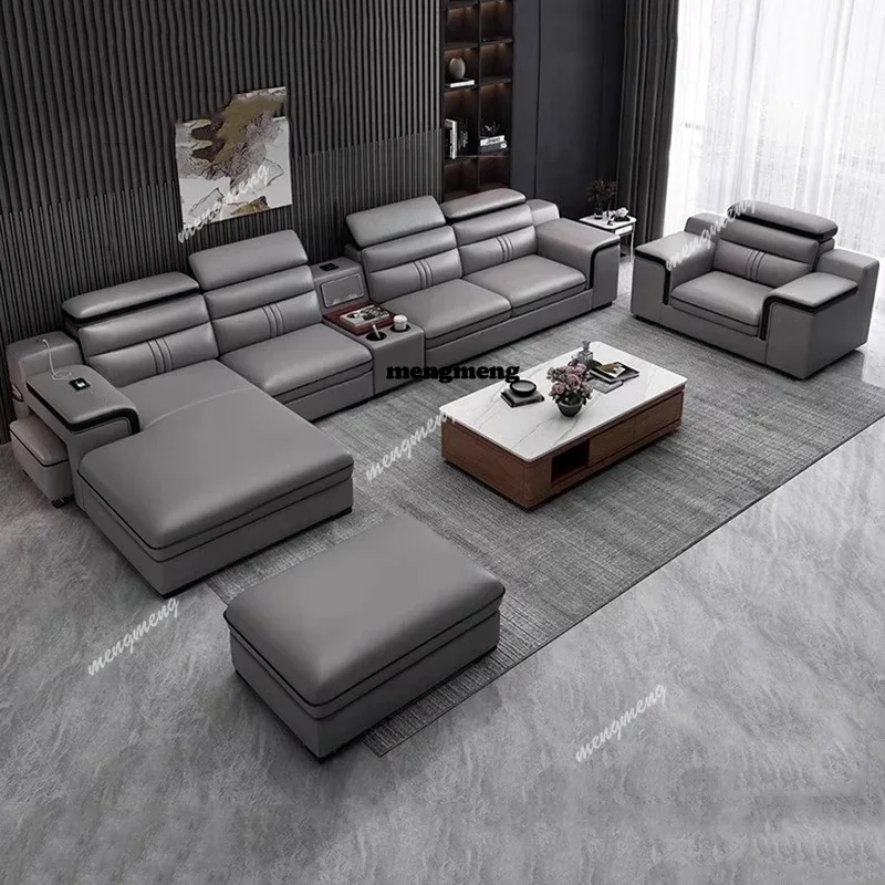Home Cinema Luxury - AB03Apartament Nowoczesne Sofy Salon Luksusowe Skórzane