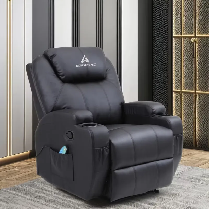 Home Cinema Recliners - Nowoczesny jednoosobowy fotel kinowy z ekoskóry,