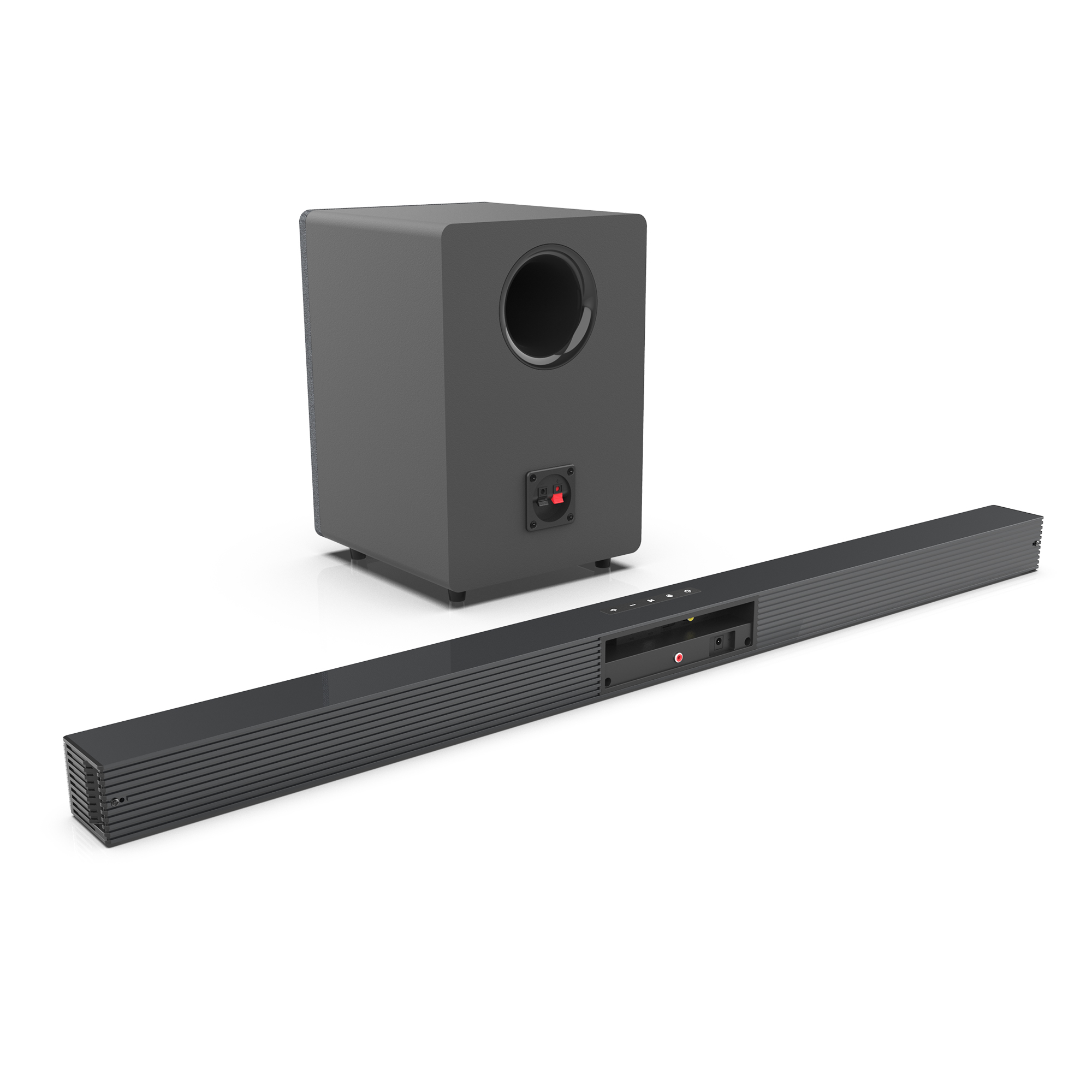 Soundbar 84W z subwooferem, gł – Home Cinema With Wireless Rear Speakers recenzja i cena