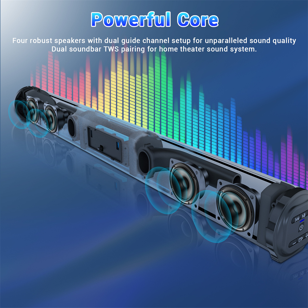 Sound Bar TV Sound System Głoś – Home Cinema With Wireless Rear Speakers recenzja i cena