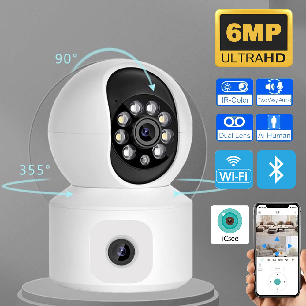Kamera IP WiFi ICSEE 6MP z pod – Home Cinema Sony recenzja i cena