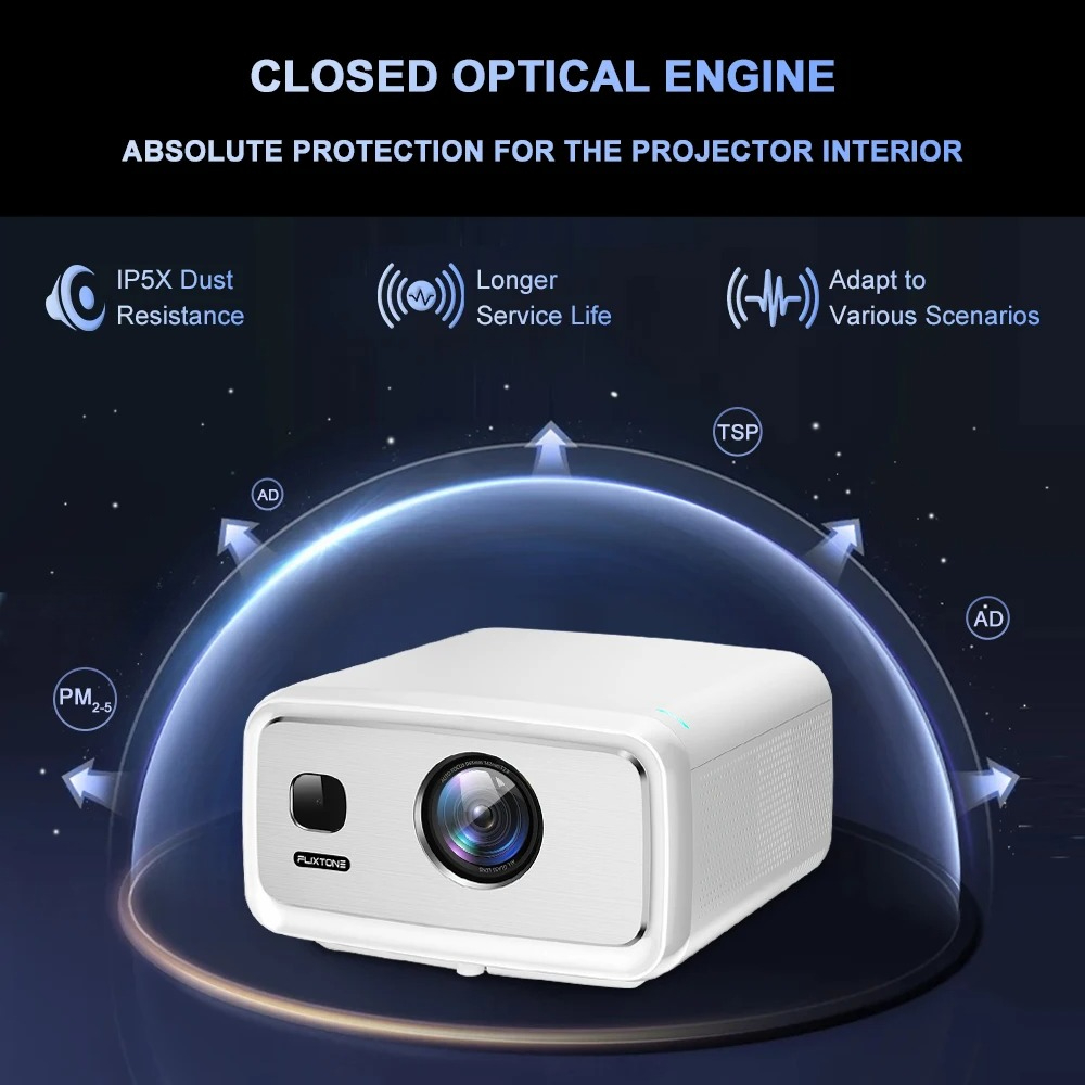Projektor FlixTone D10S 4000 A – Home Cinema Outdoor recenzja i cena