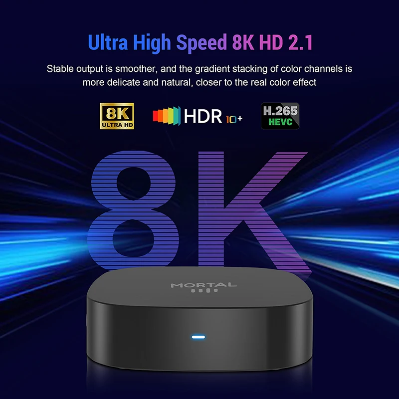 Nowy T1+ 8K HD TV Box 2026, An – Home Cinema Player recenzja i cena