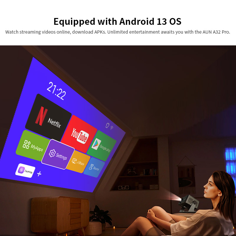 AUN A32 Pro Android 13 Projekt – Home Cinema Pc recenzja i cena