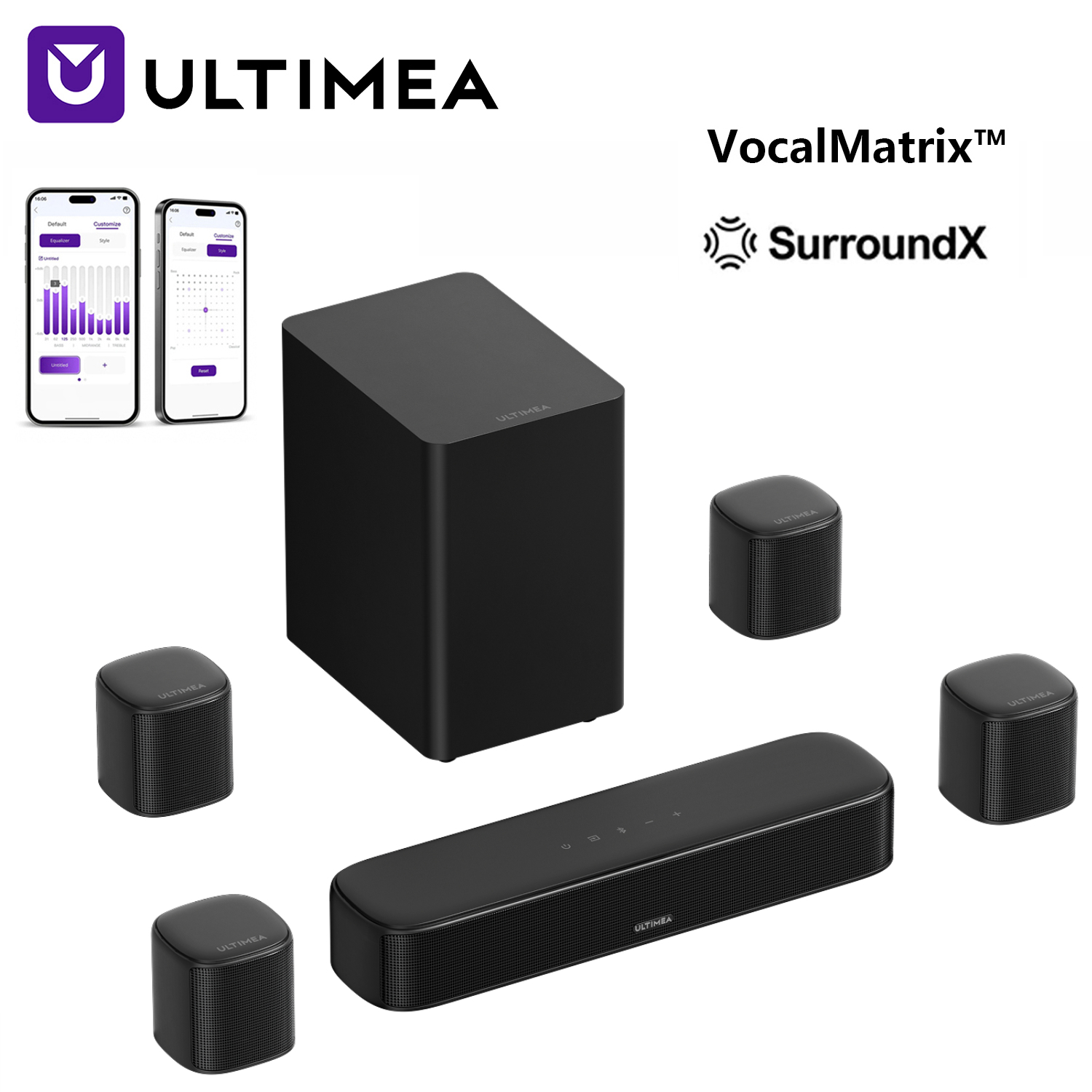 ULTIMEA Aura S4T Soundbar 7.1C – Home Cinema With Wireless Rear Speakers recenzja i cena
