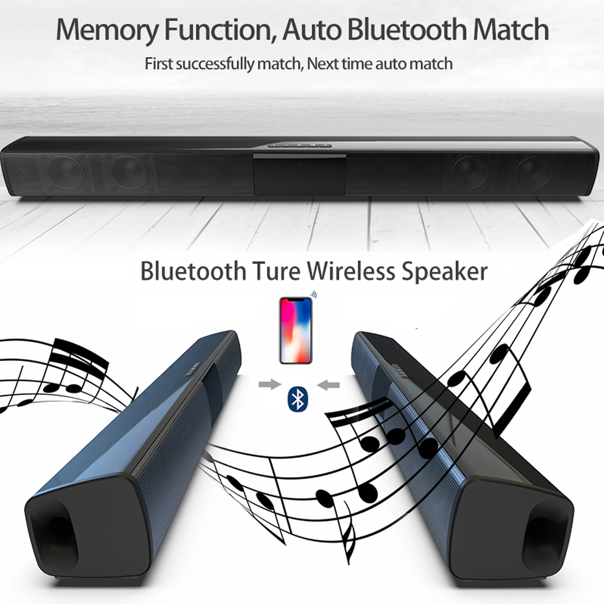 40W Soundbar dużej mocy do tel – Home Cinema With Wireless Rear Speakers recenzja i cena