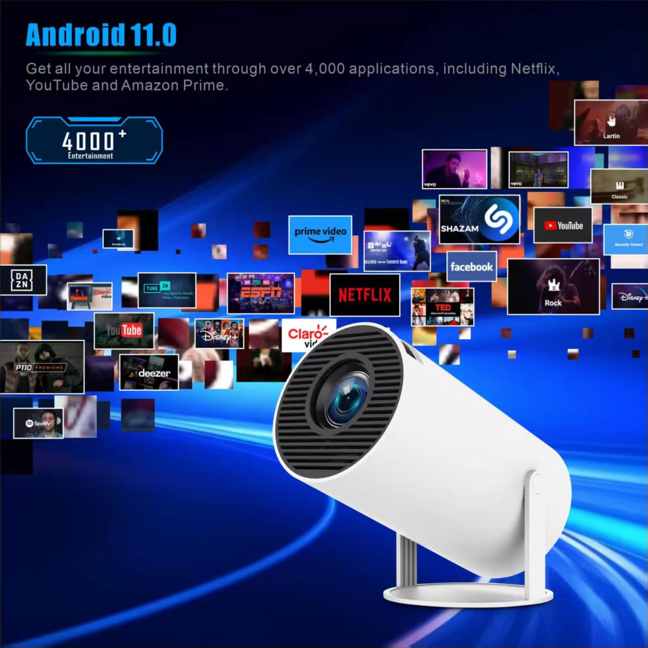 Mini projektor przenośny HY300 – Home Cinema Pc recenzja i cena