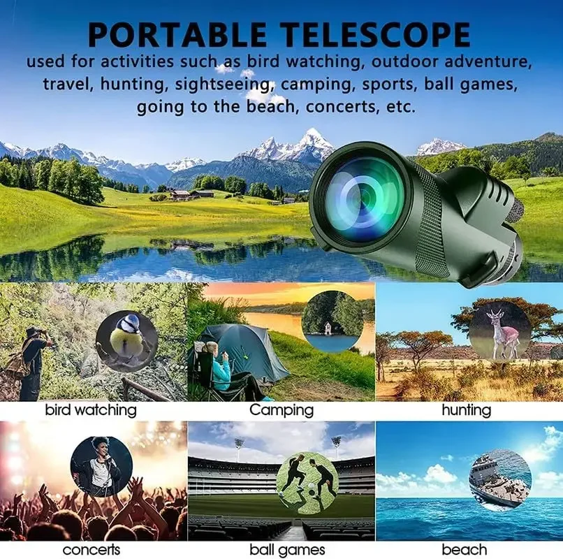 Monokular 80x100 HD do adapter – Home Cinema Center recenzja i cena