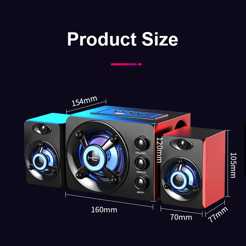 Głośniki HIFI 3D Stereo Koloro – Home Cinema With Wireless Rear Speakers recenzja i cena