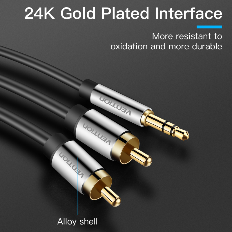Vention RCA Cable 3.5 to 2rca  – Home Cinema Player recenzja i cena